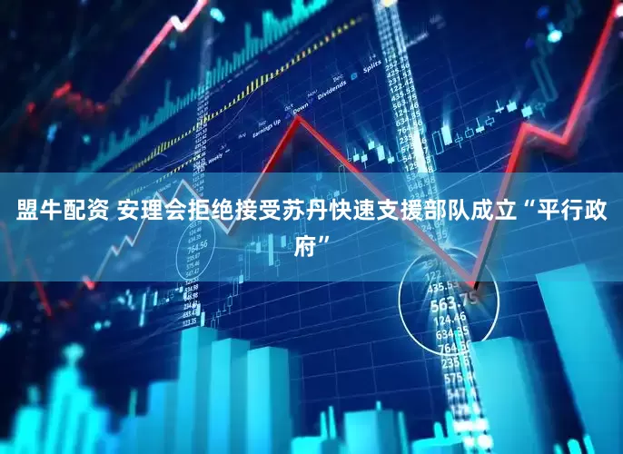 盟牛配资 安理会拒绝接受苏丹快速支援部队成立“平行政府”