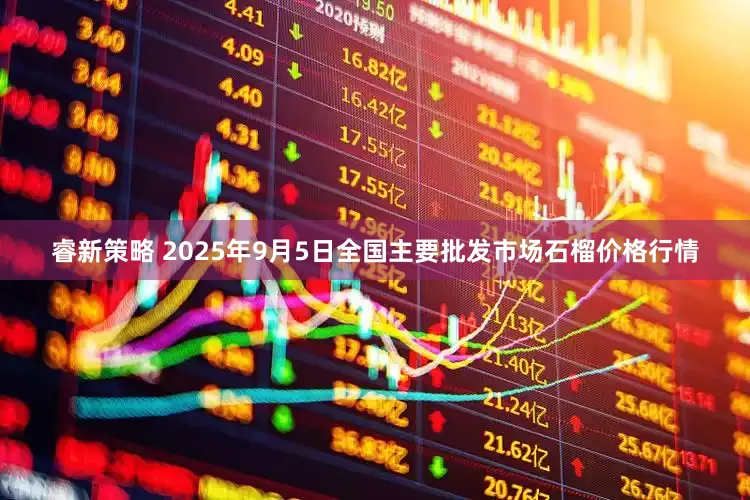 睿新策略 2025年9月5日全国主要批发市场石榴价格行情