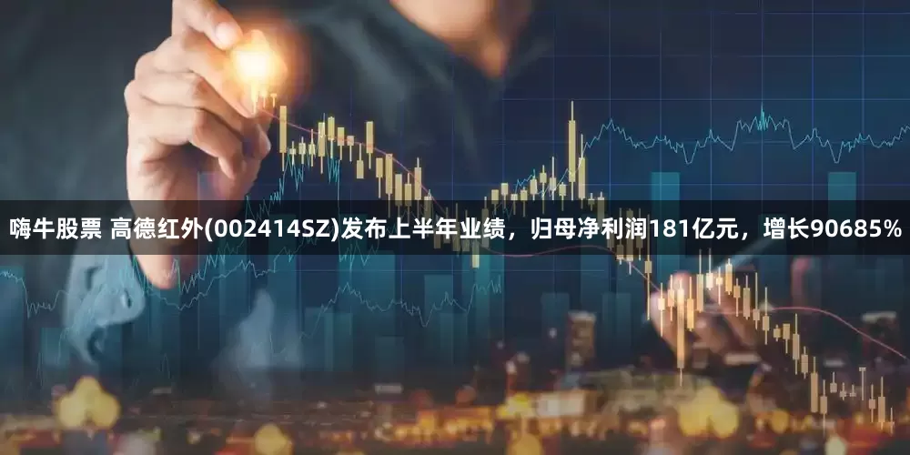 嗨牛股票 高德红外(002414SZ)发布上半年业绩，归母净利润181亿元，增长90685%