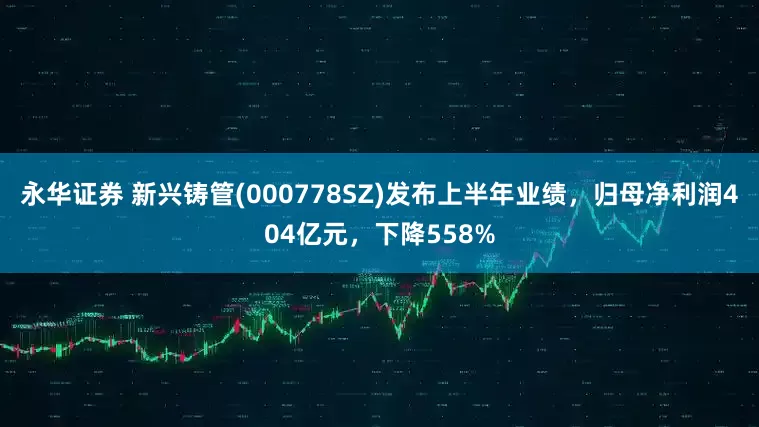 永华证券 新兴铸管(000778SZ)发布上半年业绩，归母净利润404亿元，下降558%